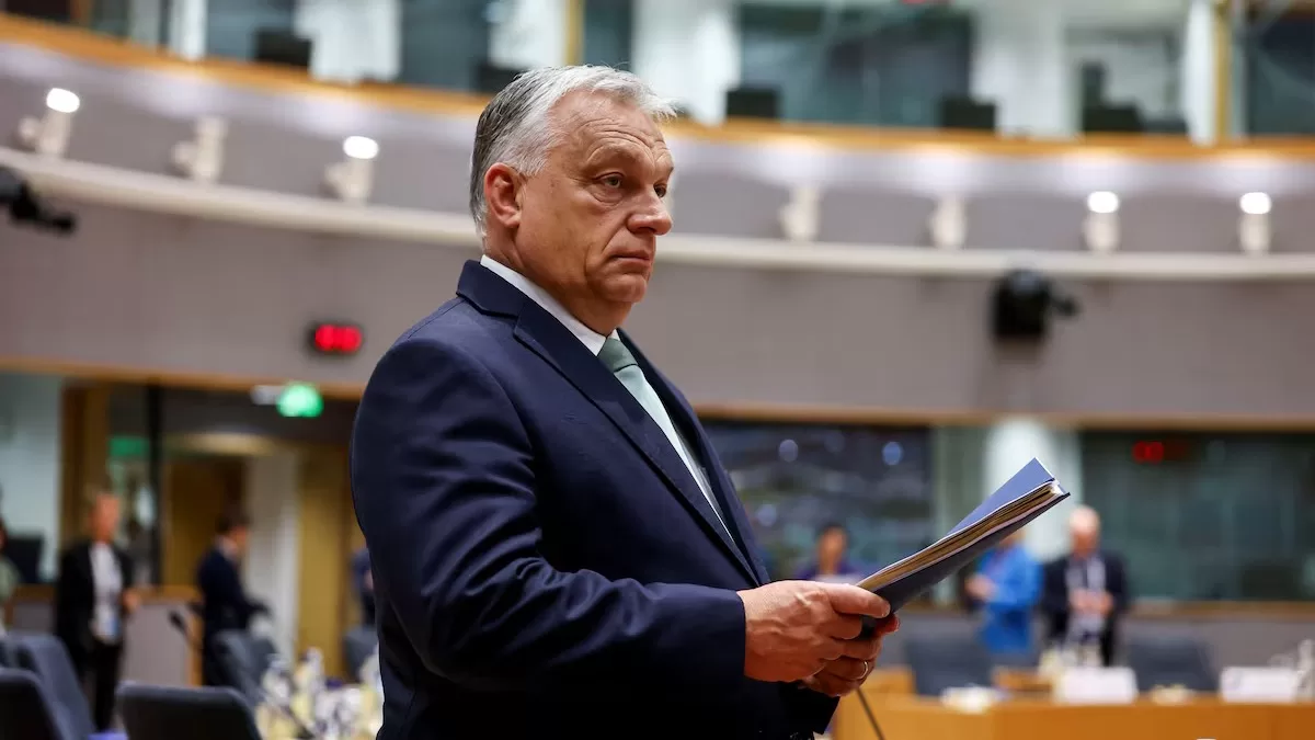 Прем'єр-міністр Угорщини Віктор Орбан бере участь у саміті лідерів Європейського Союзу в Брюсселі, 26 червня 2025 / Фото Reuters