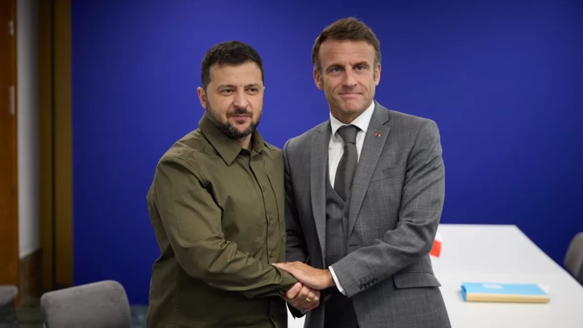 Zelenskyy and Macron at the Third Summit of the European Political Community. 5 October 2023 / Photo: Office of the President