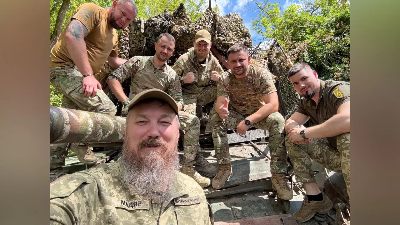 Мадяр и командиры ключевых подразделений Сил беспилотных систем ВСУ / Фото из Telegram @robert_magyar