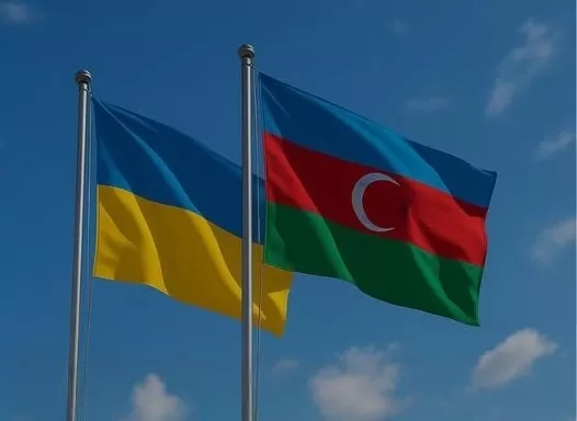 Флаги Украины и Азербайджана / Фото: facebook.com/sergii.koretskyi.page