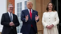 Президент США Дональд Трамп и премьер-министр Великобритании Кир Стармер в Шотландии / Фото: REUTERS