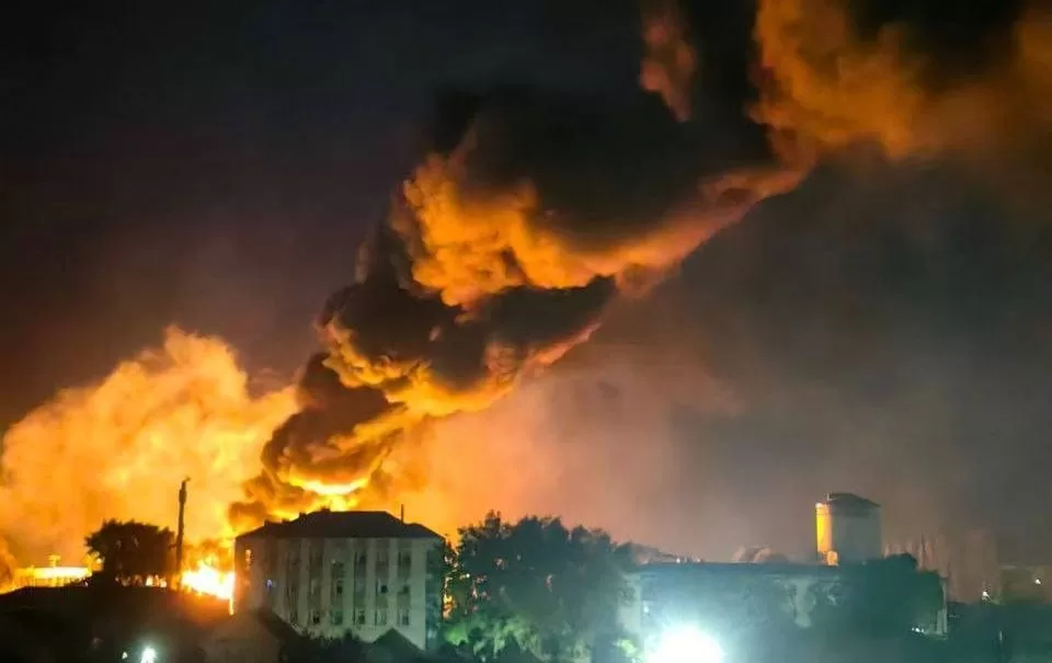 Пожежа на залізничній станції в Ростовській області 29 липня / Фото: Exilenova+
