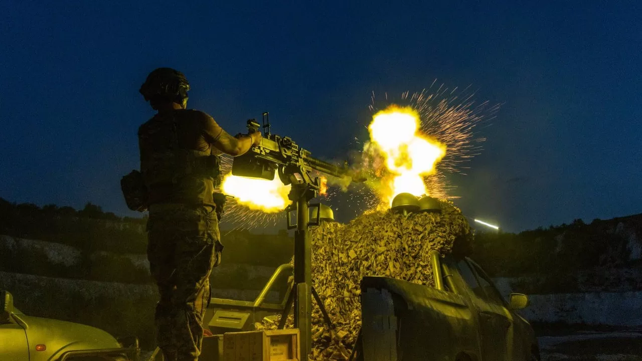 Робота мобільної вогневої групи / Фото: Генштаб ЗСУ