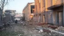 Разрушенные здания исправительной колонии в Запорожской области / Фото: Министерство юстиции
