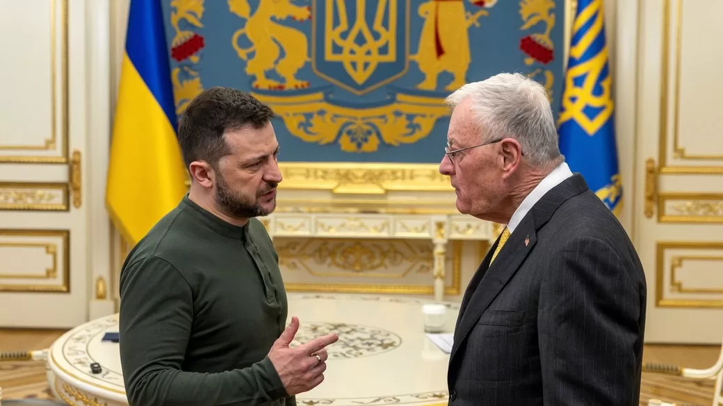 Президент України Володимир Зеленський зустрівся зі спеціальним представником США Кітом Келлогом / REUTERS