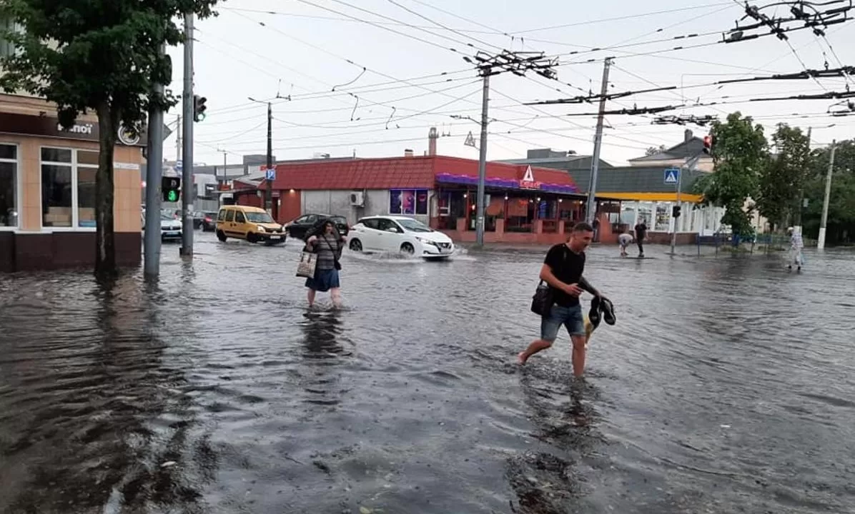 Злива у Житомирі / Фото: Times.Zt Житомир