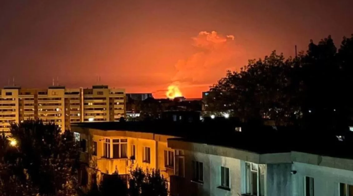 Пожежа в Ізмаїльському району Одеської області / Фото з соцмереж