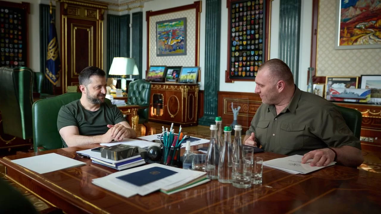 Доклад главы Службы безопасности Украины Василия Малюка президенту / Фото: Владимир Зеленский / Telegram