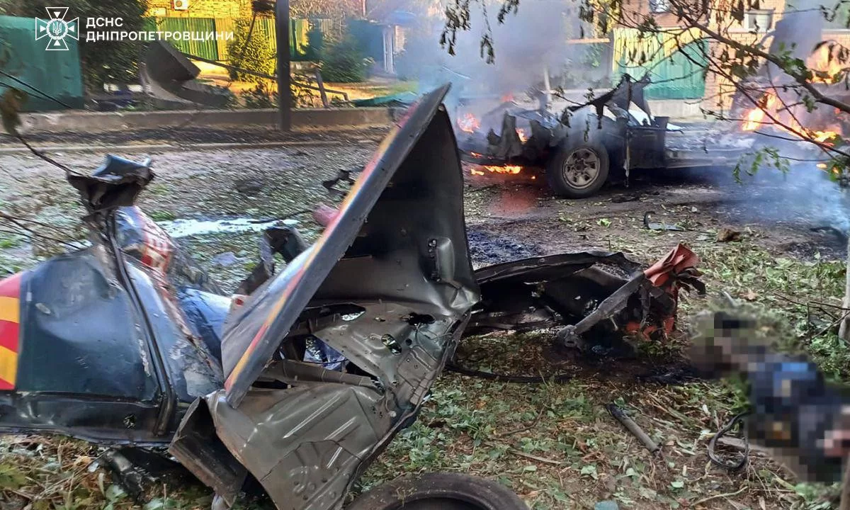 SES vehicle destroyed by Russian artillery / Photo: SES