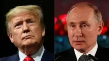 Дональд Трамп та Володимир Путін / Колаж: Bloomberg