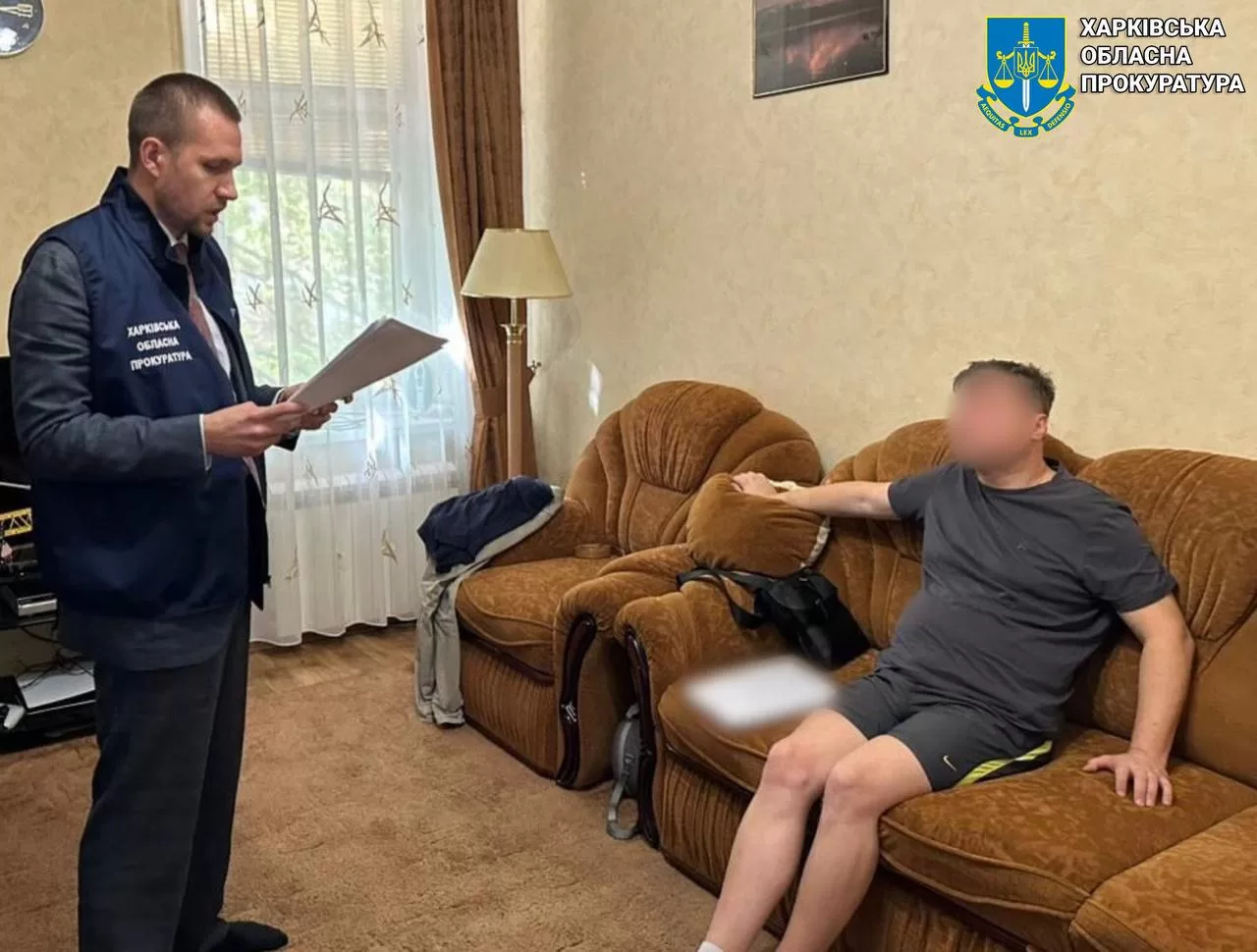 Оголошення підозр фігурантам кримінальних справ / Фото: Харківська обласна прокуратура