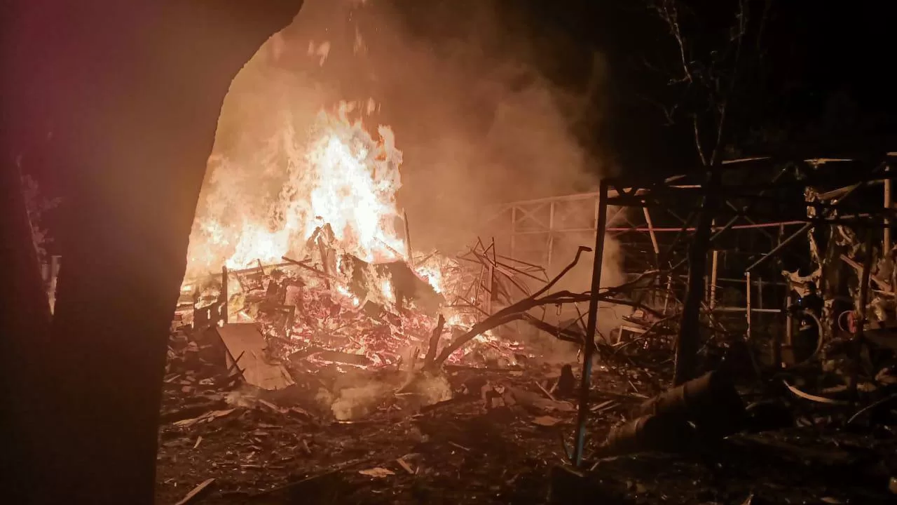 Пожар в Бучанском районе Киевской области / Фото: Киевская ОВА