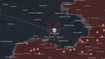 Покровськ на мапі DeepStateMap