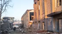 Біленьківська колонія після авіаудару / Фото: Мін'юст