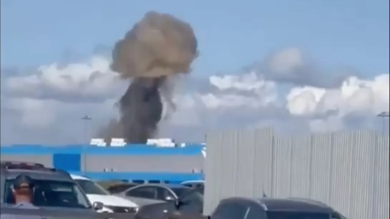 The distance from Ukraine to the site of the strike is approximately 1,300 kilometres / Video screenshot