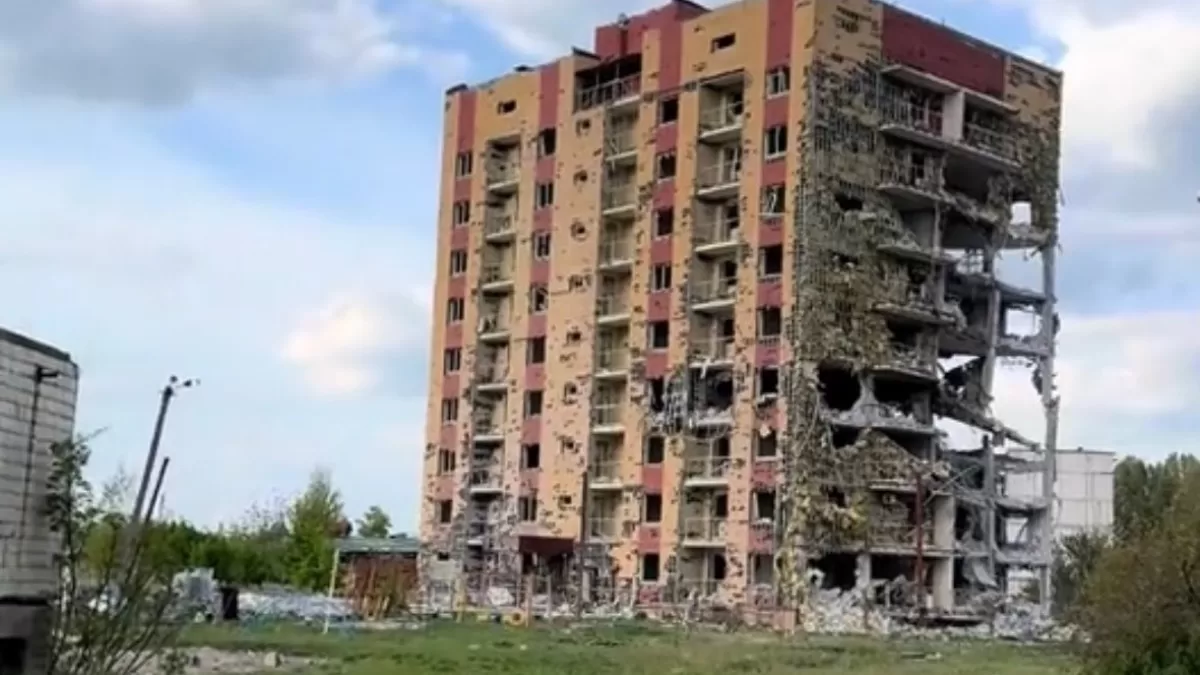 Pokrovsk, Lazurny microdistrict / Photo from X @jana_skhidna