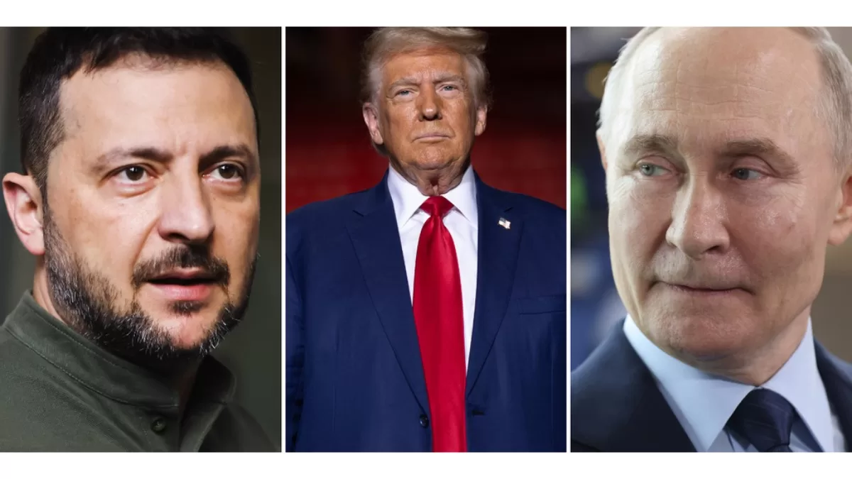 Зеленський, Трамп, Путін / Колаж Fox News