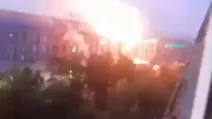 Пожар на АО "АПЗ" в Арзамасе / Скриншот