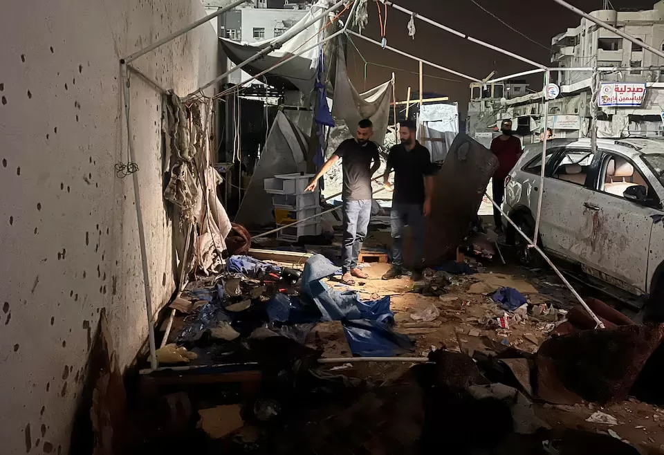 Место израильского удара / Фото: Reuters