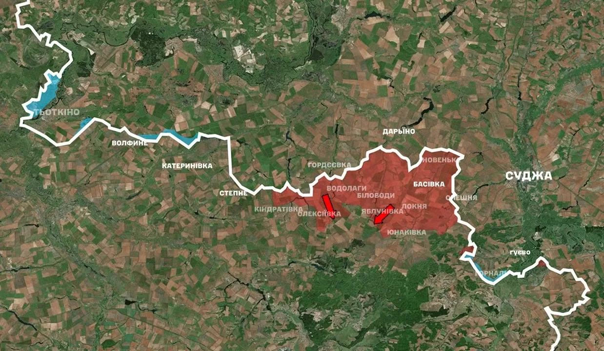 Northern Slobozhansky and Kursk directions / Map: General Staff of the AFU