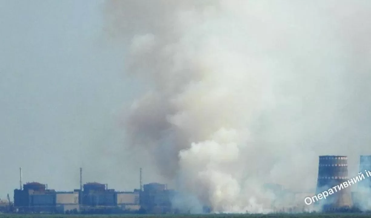 Задимлення на Запорізькій АЕС / Фото з соцмереж