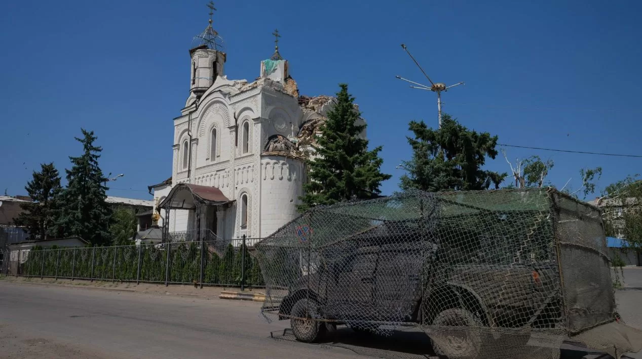Автомобиль Сил обороны Украины в Константиновке / Фото: 93-я ОМБр Холодный Яр