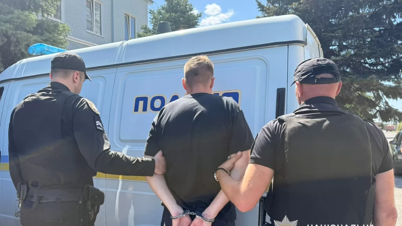 Затриманий за підозрою у викраденні фермера / Фото: Нацполіція