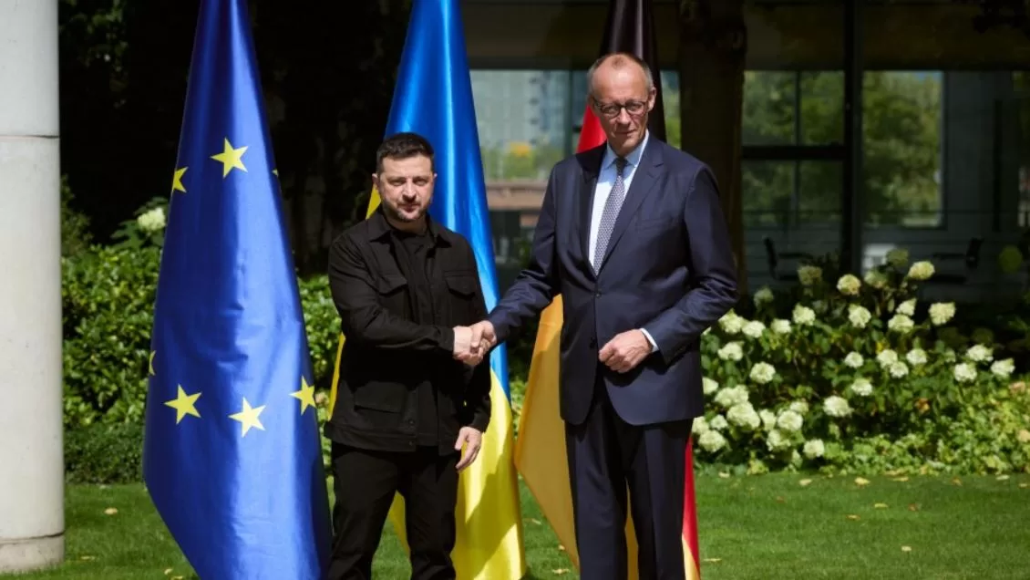 Президент Украины Владимир Зеленский и канцлер Германии Фридрих Мерц / Фото: Офис президента