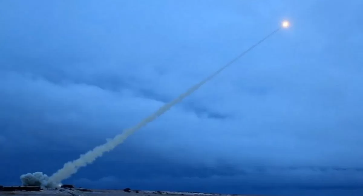 Один из испытательных пусков ракеты 9М730 "Буревестник" в 2018 году, изображение из открытых источников