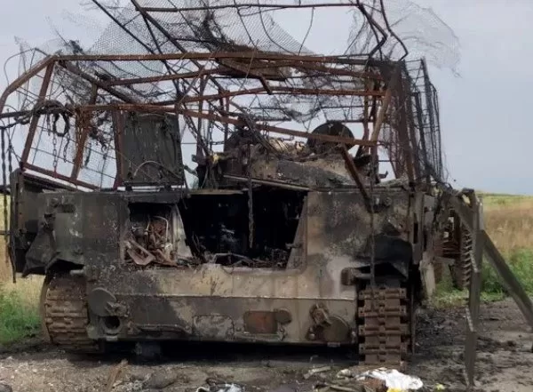 Знищена російська БМП-3 / Фото: t.me/lost_warinua