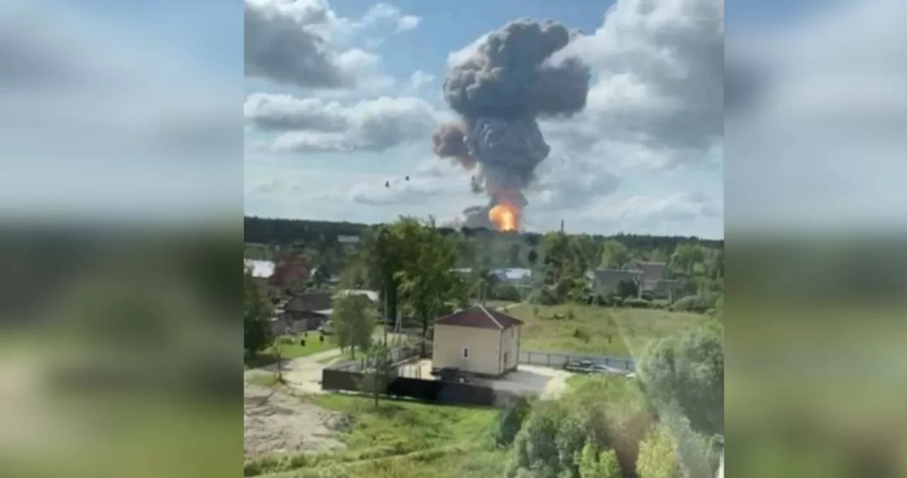 Вибух на території порохового заводу "Еластик" / Кадр з відео