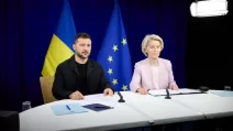 Volodymyr Zelenskyy and European Commission President Ursula von der Leyen / Photo: Office of the President