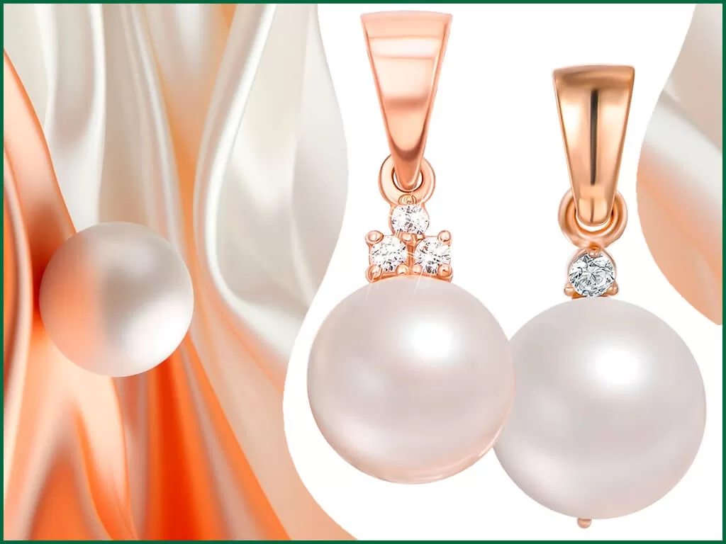 Кулони з перлами