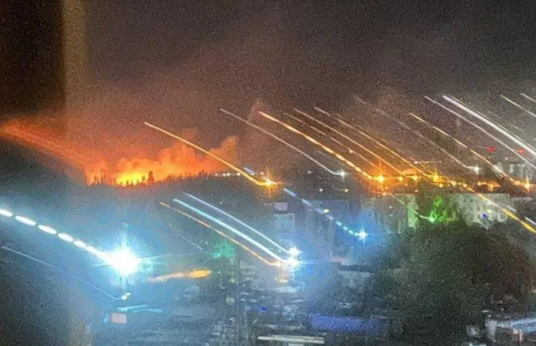 Пожежа у Волгоградській області РФ / Фото з соцмереж