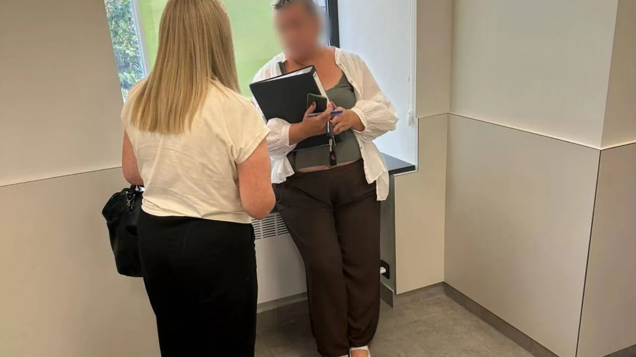 Задержание подозреваемой / Фото: ГУНП в Киевской области