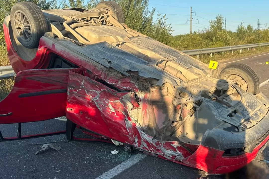 Поврежденный в результате ДТП Volkswagen / Фото: ГУНП в Закарпатской области