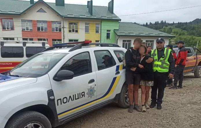 На Львівщині в горах заблукали двоє підлітків / Фото: ГУНП у Львівській області