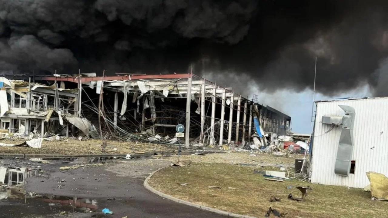 Пожар на американском заводе Flex в Мукачево / Фото: Закарпатская областная прокуратура