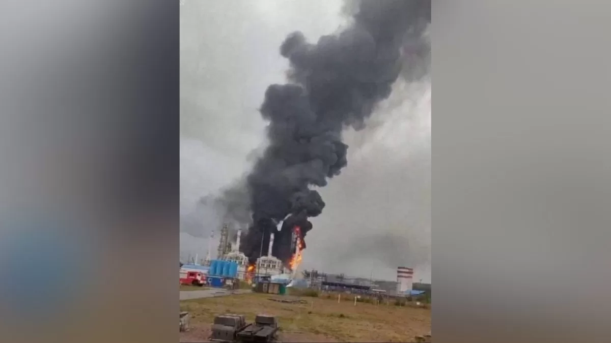 UAVs struck the port of Ust-Luga in the Leningrad region / Photo ASTRA