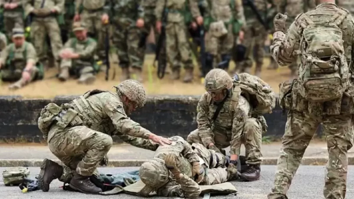 Украинские новобранцы проходят обучение в рамках программы Interflex / Фото MOD