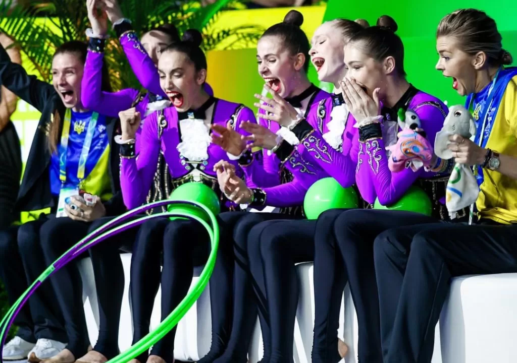 Ukrainian rhythmic gymnastics team / Photo: NOC of Ukraine