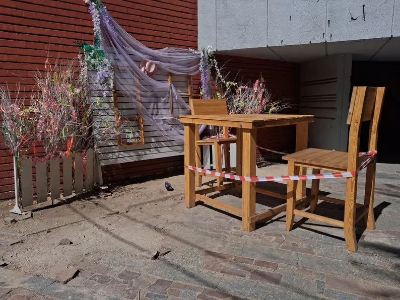 Артінсталяція у парку Дніпра / Фото: Суспільне Дніпро