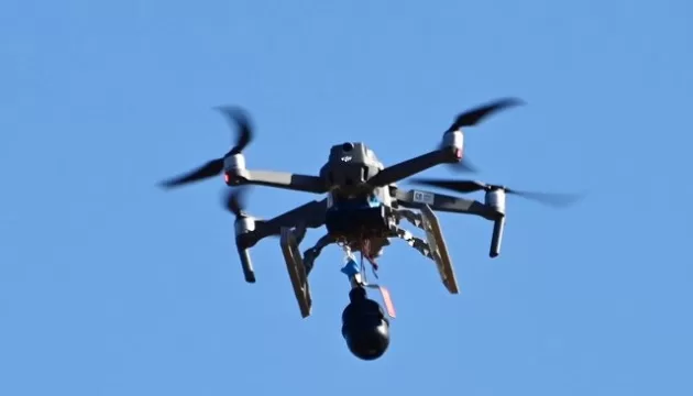 Російський дрон, споряджений вибухівкою / Фото: Соцмережі