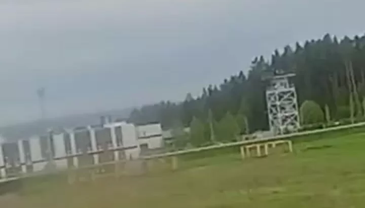 Будівництво вежі з модулем ППО "Панцир" у Єлабузі / Скриншот