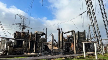 Damaged thermal power plant after Russian attack / Archive photo: DTEK