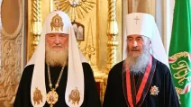 Патрарх Кирило і очільник УПЦ Онуфрій / Світлина з відкритих джерел