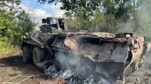 Знищений російський БТР / Фото: t.me/lost_warinua
