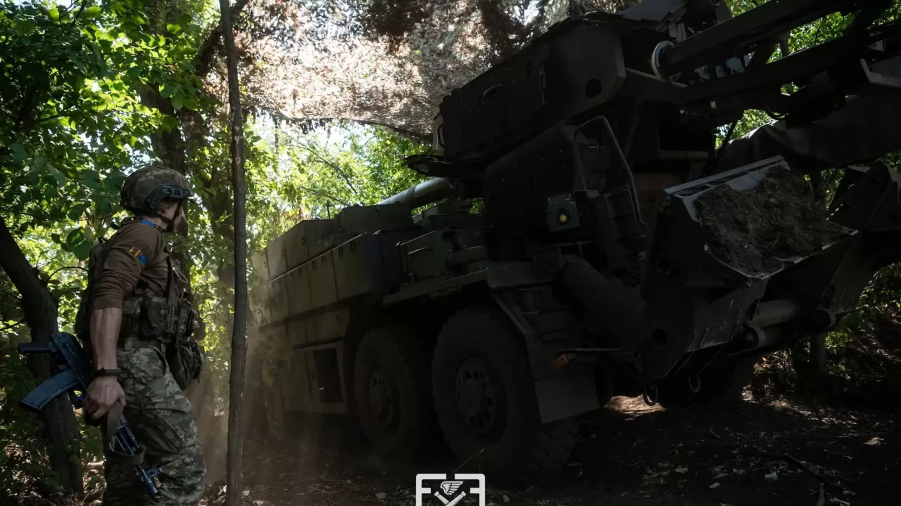 Caesar self-propelled guns / Photo: General Staff of the Armed Forces of Ukraine