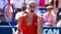Марта Костюк после победы над Диан Парри / Фото из Instagram martakostyuk