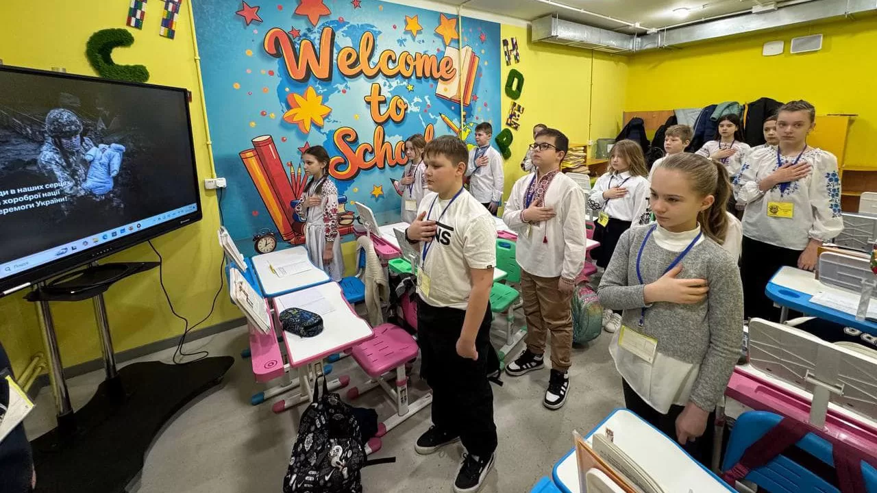 Underground school in Kharkiv / Photo from Facebook by Tetyana Tsybulnyk